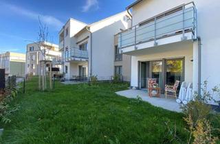 Wohnung kaufen in Hermann-Hesse-Straße, 74343 Sachsenheim, Stilvoll, hell, groß - 2 Zimmer Neubau Erdgeschosswohnung mit Garten