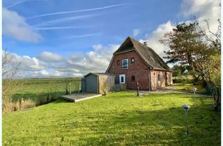 Haus kaufen in 25836 Osterhever, Halbinsel Eiderstedt: Solides Siedlungshäuschen mit wunderschönem Blick in die Marschlandschaft !