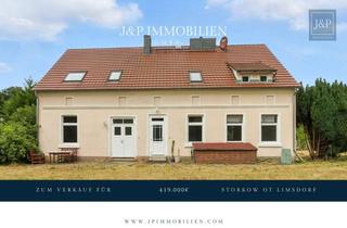 Bauernhaus kaufen in 15859 Storkow, Historisches Bauernhaus mit Einliegerwohnungen, Scheune und großem Grundstück