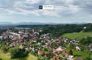 Immobilie kaufen in 84529 Tittmoning, Exklusives Hanggrundstück in malerischer Lage mit Baugenehmigung für bis zu zwei Wohneinheiten