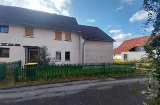 Doppelhaushälfte kaufen in 37199 Wulften, Wulften am Harz - Doppelhaushälfte in ruhiger Lage - sanierungsbedürftig