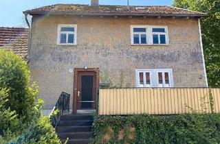 Einfamilienhaus kaufen in 97799 Zeitlofs, Zeitlofs - Großes Grundstück mit renovierungsbedürftigem Haus in Eckarts