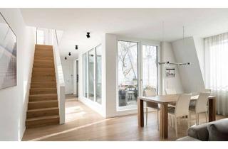 Wohnung kaufen in Bereiteranger 23, 81541 Au-Haidhausen, Helle Galerie-Wohnung im DG mit Terrasse und Südloggia. Highend-Einbauten, Schreiner-EBK und Kamin.