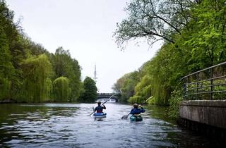 Wohnung mieten in 22305 Barmbek-Nord, WG-fähig & direkt am Wasser: Hamburg pur auf 300m (Wasser, Grün, U-Bahn, Discounter etc.)