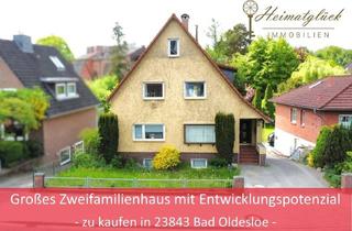 Haus kaufen in 23843 Bad Oldesloe, Großes Zweifamilienhaus mit Entwicklungspotenzial- zu kaufen in 23843 Bad Oldesloe -