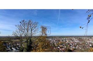 Grundstück zu kaufen in 76356 Weingarten, Traumlage mit Fernsicht, direkter Feld-/Waldrand: EFH o. 2DHH