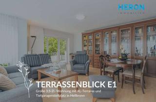 Wohnung kaufen in 74074 Heilbronn, TERRASSENBLICK E1 - Große 3,5-Zi.-Wohnung mit XL-Terrasse und Tiefgaragenstellplatz in Heilbronn
