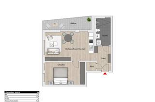 Wohnung kaufen in Am Schlosspark 11, 74936 Siegelsbach, 2-Zimmer Wohnung mit Balkon und Aufzug im betreuten Wohnen