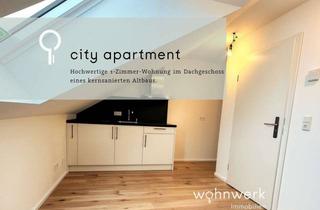 Wohnung mieten in 78467 Konstanz, City-Refugium - Hochwertige 1-Zimmer-Wohnung im Dachgeschoss von kernsaniertem Altbau