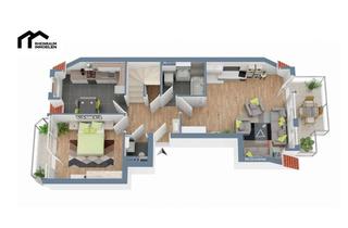 Penthouse mieten in Gerricusstraße 22, 40625 Gerresheim, Exklusives Penthouse mit 3 Zimmern und 2 Terrassen in Düsseldorf-Gerresheim