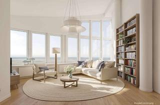 Penthouse kaufen in Kurparkallee 45, 27476 Cuxhaven, Außergewöhnliches Penthouse mit Meerblick - 22m über dem Meeresspiegel Wohnen auf höchstem Niveau