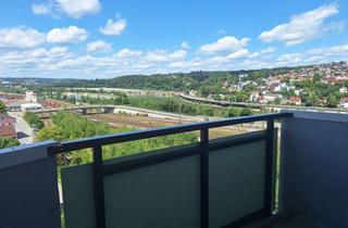 Wohnung mieten in Spitalhofstraße 22c, 94032 Passau, Helle 4,5-Zimmer Wohnung mit Balkon im 8. OG in Passau-Haidenhof Nord