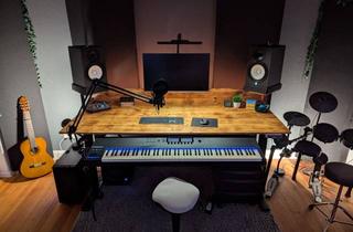 Lofts mieten in Stamitzstraße 20, 68167 Neckarstadt, Möblierte 1-Zi-EG-Wohnung (45 m²) mit Musikstudio, 3,60 m Decken & maßgefertigtem Loftbett