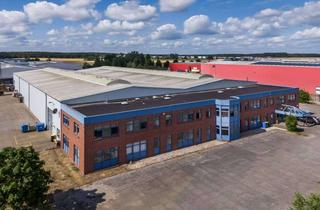Gewerbeimmobilie kaufen in 14797 Kloster Lehnin, TOP Lagerhalle 3200m² + Bürokopfbau 856m² nahe Berlin A10 zum kaufen oder mieten