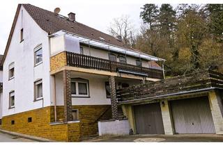 Haus kaufen in 64405 Fischbachtal, Ruhige Lage am Fuße des Lichtenberger Schlosses: Verträumtes 1-bis 2-FH mit Garten, Garagen, Scheune
