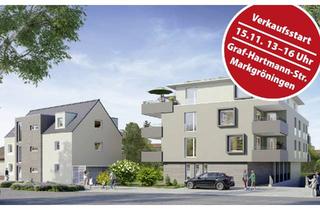 Wohnung kaufen in Graf-Hartmann-Straße 9 - 11, 71706 Markgröningen, Provisionsfrei vom Bauträger - 2 Zimmer Neubauwohnung in Markgröningen