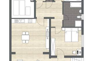 Wohnung mieten in 68642 Bürstadt, 3-Zimmer Wohnung mit Balkon in Bobstadt