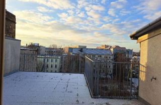 Wohnung mieten in Hohe Straße 37, 04107 Zentrum-Süd, Traumhafte Maisonette-Wohnung mit Dachterrasse und Balkon im Herzen von Leipzig