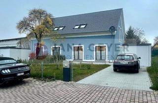 Haus mieten in Südstraße, 04838 Zschepplin, NAUNDORF * DOPPELHAUSHÄLFTE (Baujahr 2023/2024) * VOLL KLIMATISIERT * 140 qm * GRUNDSTÜCK 720 qm, ZISTERNE, GARAGE & 2 STELLPLÄTZE