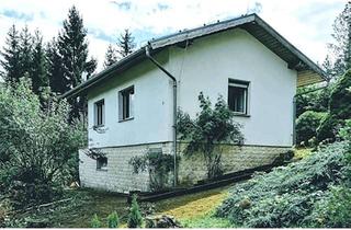 Haus kaufen in Am Finkenberg 117, 98701 Herschdorf, Ferienhaus mit Talblick in ruhiger Lage in Allersdorf, A71