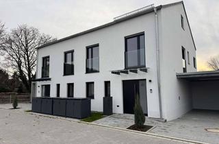 Haus mieten in 85290 Geisenfeld, Jetzt einziehen: Neubau-Doppelhaushälfte mit Garten in Geisenfeld & Energieeffizienzklasse A+