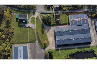 Gewerbeimmobilie kaufen in Oderberger Straße 10a, 16259 Bad Freienwalde, 3 Lagerhallen und Bürogebäude mit Freifläche