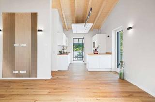 Wohnung kaufen in 69488 Birkenau, Studioflair mit Dachterrasse: Neubau-DG in Holzständerbauweise mit Designer-Küche & Sichtbalken