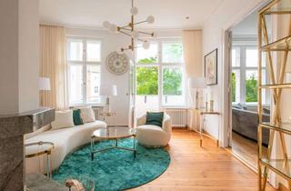 Wohnung mieten in 12161 Friedenau, Elegante 4 Zimmer-Gründerzeitwohnung mit Südbalkon, 2 Bäder, Parkett, 2. OG