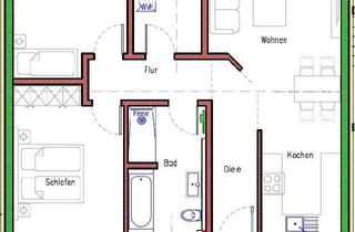 Wohnung mieten in 77743 Neuried, Attraktive 3-Zimmer-Wohnung mit Einbauküche in Altenheim