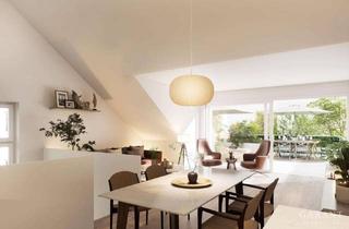 Wohnung kaufen in 76275 Ettlingen, Stylische Dachterrassenwohnung mit Freiluft-Wohnzimmer - modern & urban
