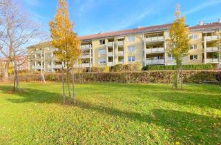 Wohnung kaufen in 85716 Unterschleißheim, Sehr großzügige helle 2-Zi.-Whg. mit eigenem West-Garten, ruhige und zentrale Lage, S-Bahn fußläufig