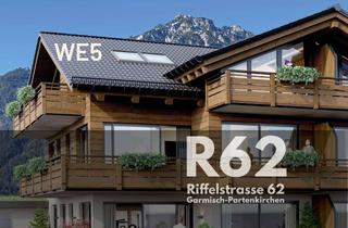Wohnung kaufen in Riffelstr. 62, 82467 Garmisch-Partenkirchen, Dachgeschoss mit Alpenflair – Sonnenbalkone mit Bergblicken