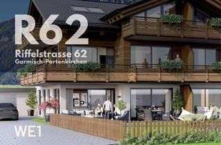 Wohnung kaufen in Riffelstr. 62, 82467 Garmisch-Partenkirchen, Autark. Elegant. Einzigartig. Gartenwohnung mit Bergblick - RESERVIERT