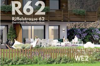 Wohnung kaufen in Riffelstr. 62, 82467 Garmisch-Partenkirchen, Holz trifft Moderne – exklusive Gartenwohnung mit alpinem Flair und großzügigem Untergeschoss