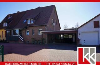 Doppelhaushälfte kaufen in 38446 Reislingen, Viel Platz für die Familie! Doppelhaushälfte mit großem Garten in Wolfsburg-Reislingen