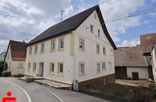 Haus kaufen in 74214 Schöntal, Ehem. landwirtschaftl. Anwesen in Rossach bei Schöntal – mit großem Haus und Nebengebäuden
