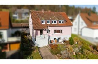 Haus kaufen in 74427 Fichtenberg, Wohnen mit Weitblick – Zweifamilienhaus in ruhiger Lage