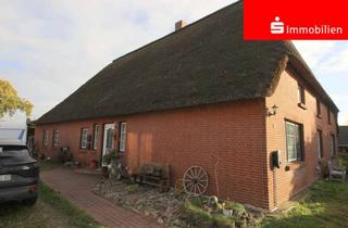 Haus kaufen in 25704 Bargenstedt, Romantische Reetdachkate mit Einliegerwohnung