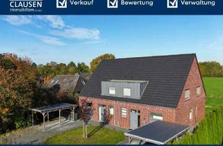 Haus kaufen in 24620 Bönebüttel, Hochwertige DHH in Feldrandlage - modern + energieeffizient!