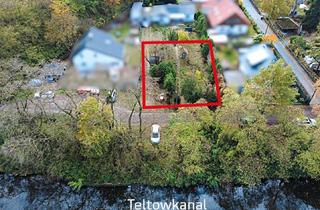 Grundstück zu kaufen in Am Kanal 10, 12527 Grünau, Seltenes Baugrundstück mit Wasserblick in bevorzugter Lage zwischen Grünau und Adlershof