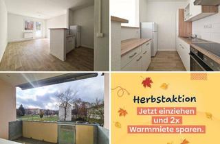 Wohnung mieten in Am Mühlteich 42, 09599 Freiberg, 2 Warmmieten frei*: renovierte Balkonwohnung mit Einbauküche im bequemen 2. OG