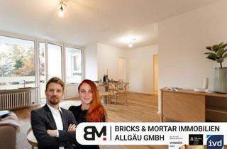 Wohnung kaufen in 87435 Kempten, Wohnen in der Haubenschlossanlage – frisch sanierte 3,5-Zimmer-Wohnung in Toplage von Kempten