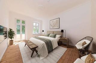 Wohnung kaufen in Unter Den Eichen 55, 12203 Lichterfelde, Kernsanierter Altbautraum mit hohen Decken, Badewanne & Balkon (sofort provisionsfrei einziehen)