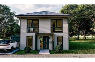 Villa kaufen in 47447 Moers, Schwafheim - Moderne Stadtvilla mit Garage, PV-Anlage, Wärmepumpe & West-Grundstück in ruhiger Lage!