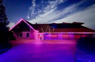 Haus kaufen in 49779 Niederlangen, BIETERVERFAHREN - Exklusives Zweifamilienhaus mit Büro, Gewerbehalle und Entwicklungsmöglichkeiten