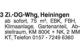 Wohnung mieten in 73092 Heiningen, 3 Zi.-DG-Whg. Heiningen