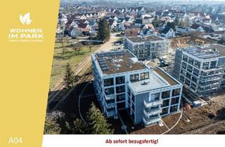 Wohnung kaufen in 89129 Langenau, 3-ZIMMER ETW MIT GARTENANTEIL - "WOHNEN IM PARK" IN LANGENAU - A04