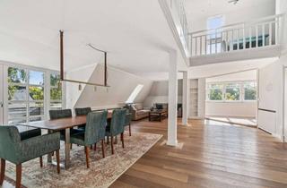 Wohnung kaufen in 22607 Groß Flottbek, Historischer Charme trifft auf ca. 167 m² modernen Komfort - Maisonette-Wohnung mit Dachterrasse