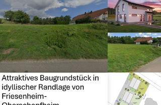 Grundstück zu kaufen in 77948 Friesenheim, Ihr neues Zuhause erwartet Sie – Baugrundstück in bevorzugter Ortsrandlage von Oberschopfheim