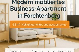 Immobilie mieten in 74670 Forchtenberg, 1000 € - 52 m² - 2.0 Zi.